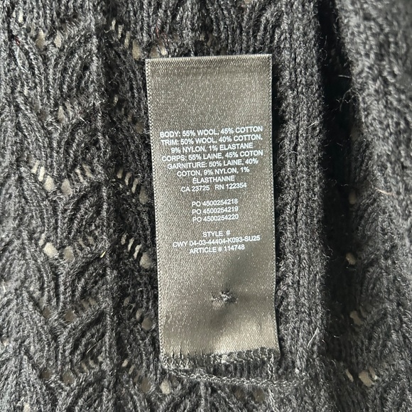 Worn once Aritzia Fike wool and cotton cardigan - Picture 3 of 5